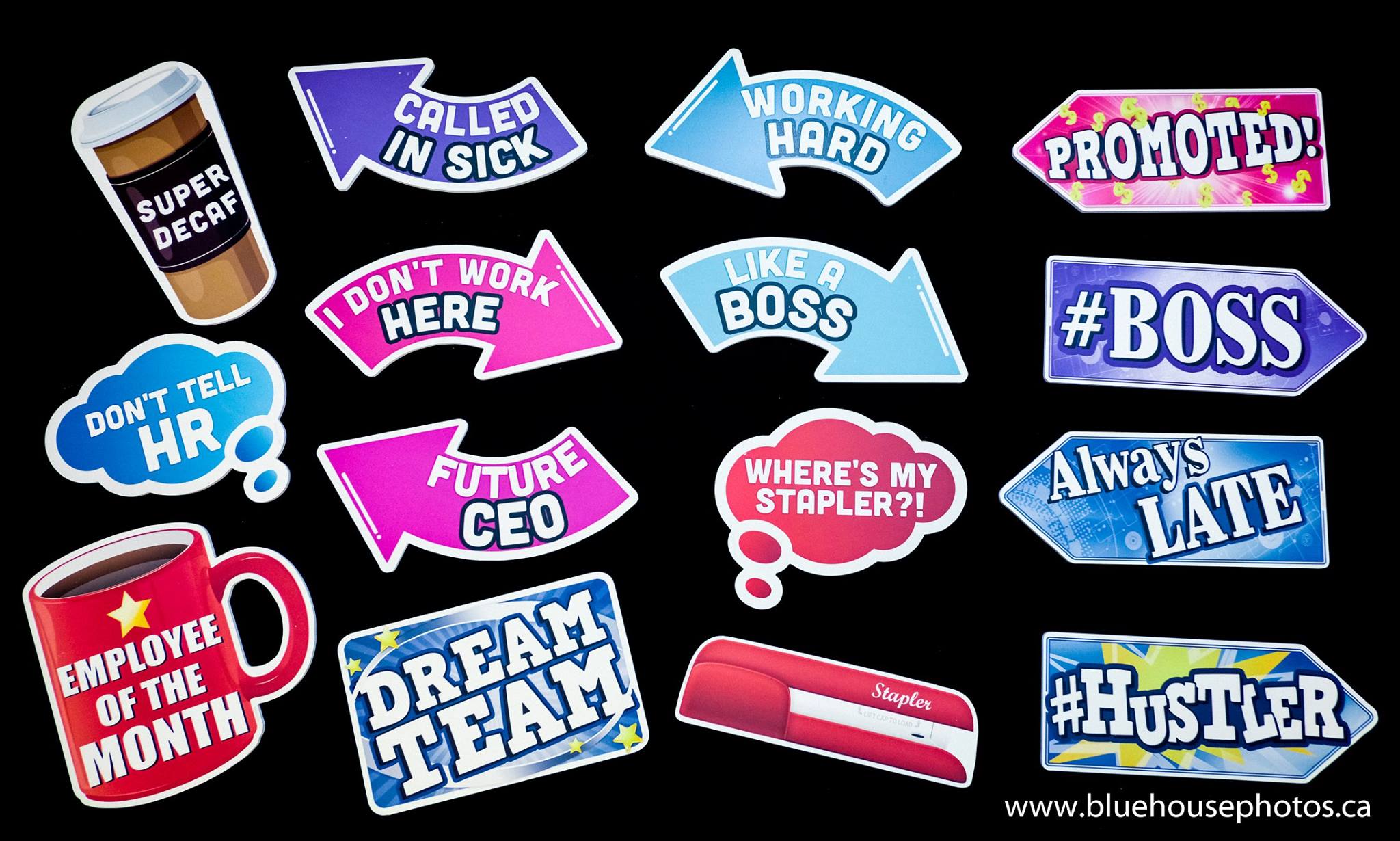 Our New Photobooth Props Signs... - Fun Snaps Photobooth