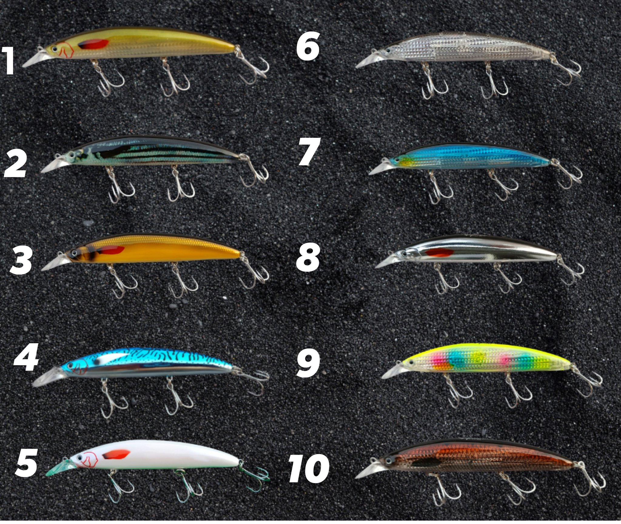 fish lures gray designs Bandit Walleye Shallow Lure Blanks Chrome ensuring secure tail placement and easy replacement when needed.Available in various colors What's the best Waylander Pulse