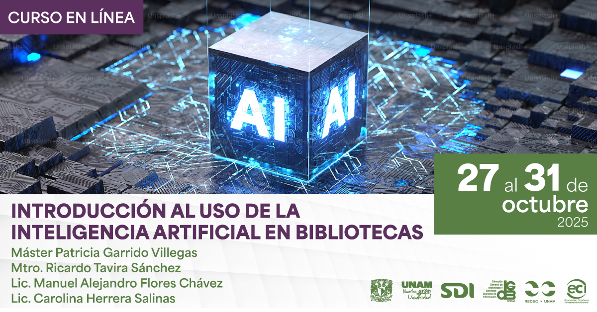 Curso: Introducción al uso de la inteligencia artificial en bibliotecas