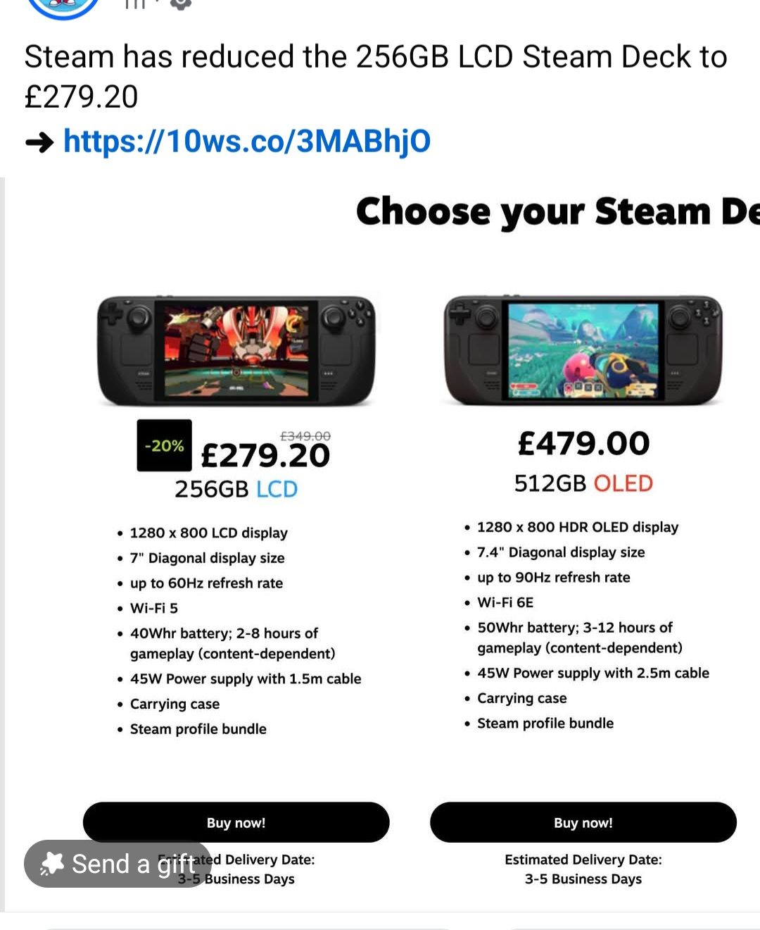 Steam Deck LCD vs OLED: How do they compare?