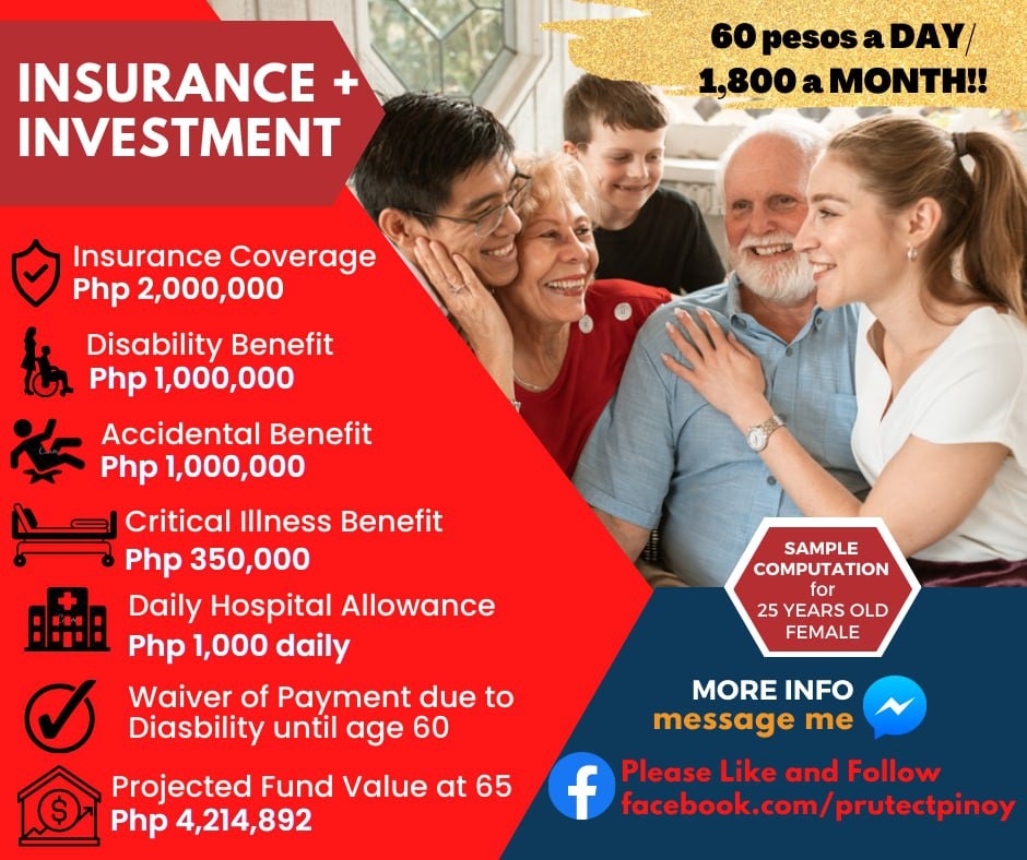 PRUtect Pinoy - Can you save 60 pesos a day, 1,800 pesos... | Facebook