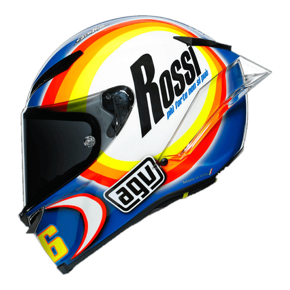 The special AGV Pista GP RR Misano 2019 helmet of Valentino Rossi