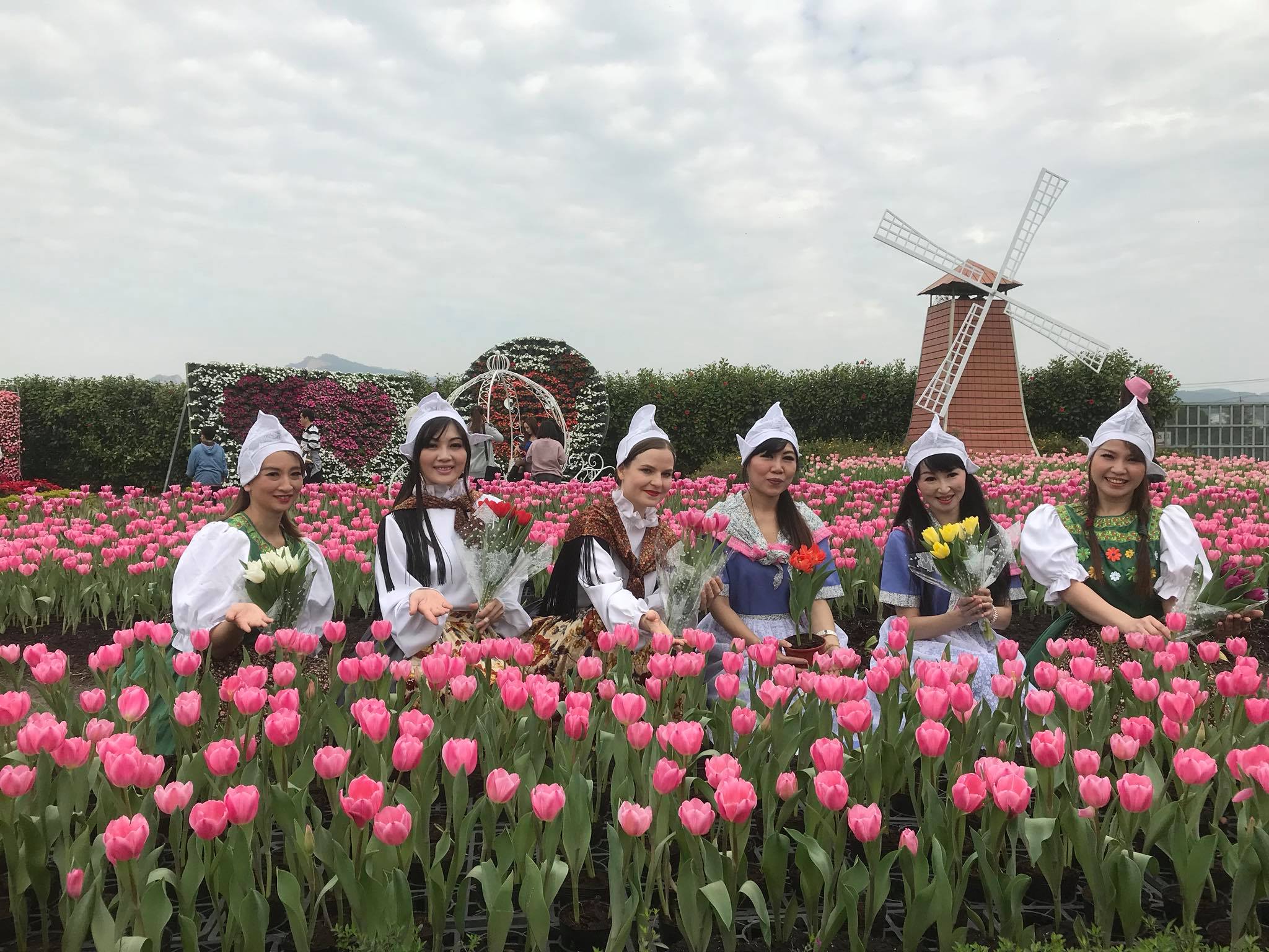 台湾自由行～记忆旅行 - 台中的中社觀光花市鬱金香登場，歡迎大家來賞花...