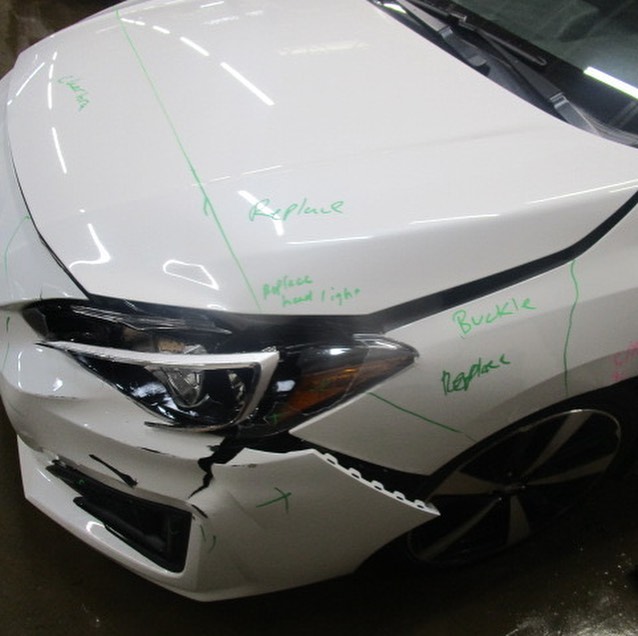 Before and After on this 2019... - Collision Pros Auto Body