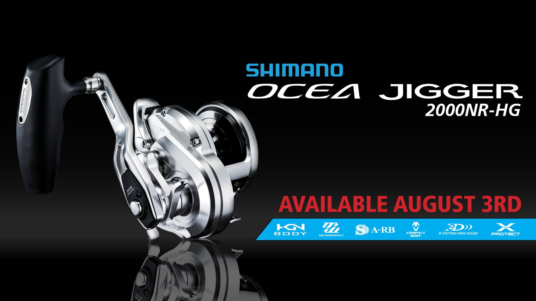 OCEA JIGGER 2000NR-HG *** With massive demand world wide for the