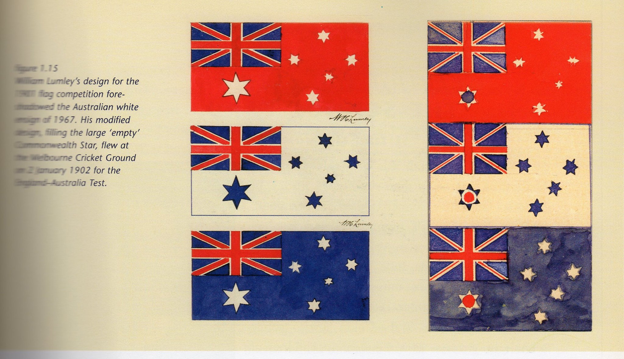 Australian historical flags and national emblems