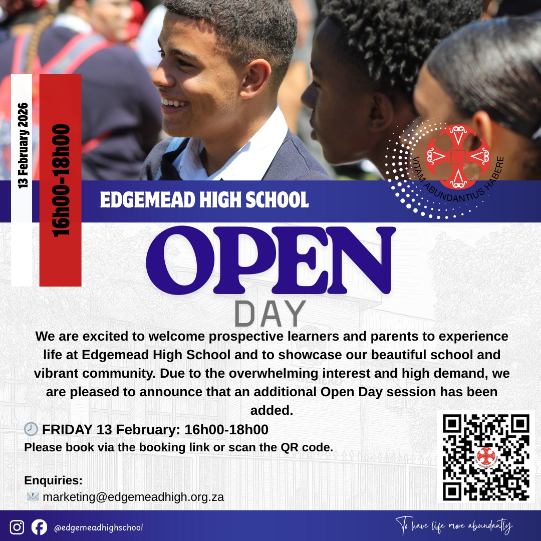 🦅 Edgemead High School Open Day –... - Edgemead High School | Facebook