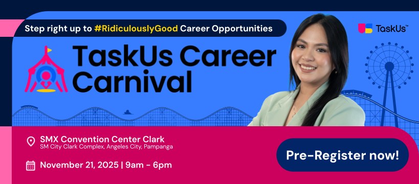 TaskUs Career Carnival - Clark (Nov 21)