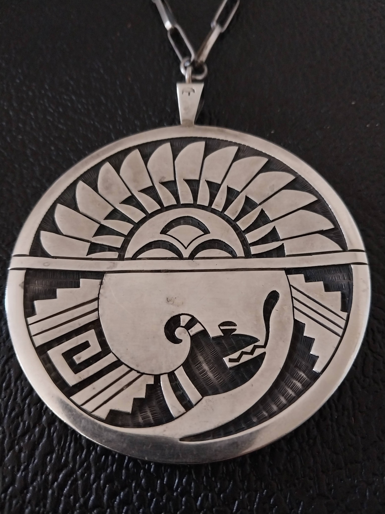 Hopi 2 sided pendant for sale