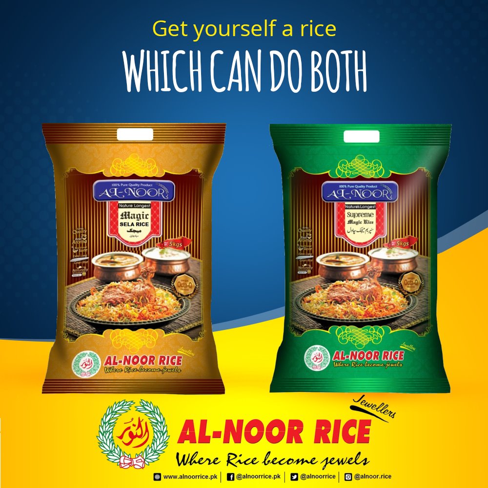 Al-Noor - Our varieties of Supreme Magic & Sela Magic rice not only ...