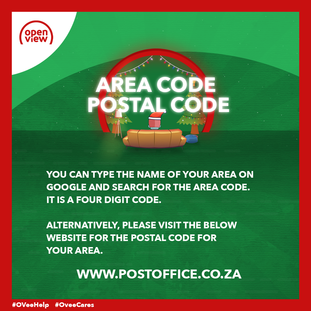 Openview - ⚠️Ovee Tips🎄 Not sure of your postal code when... | Facebook