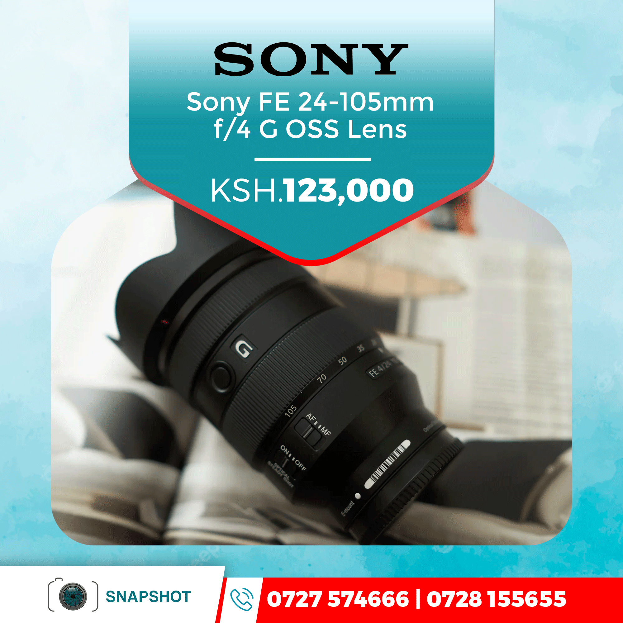 Sony FE 24-105mm F4 G OSS with Sony A7III