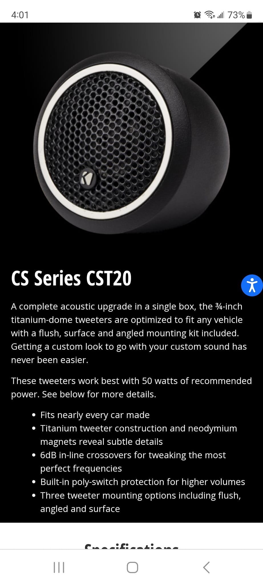 Kicker SS65.2 speaker experience