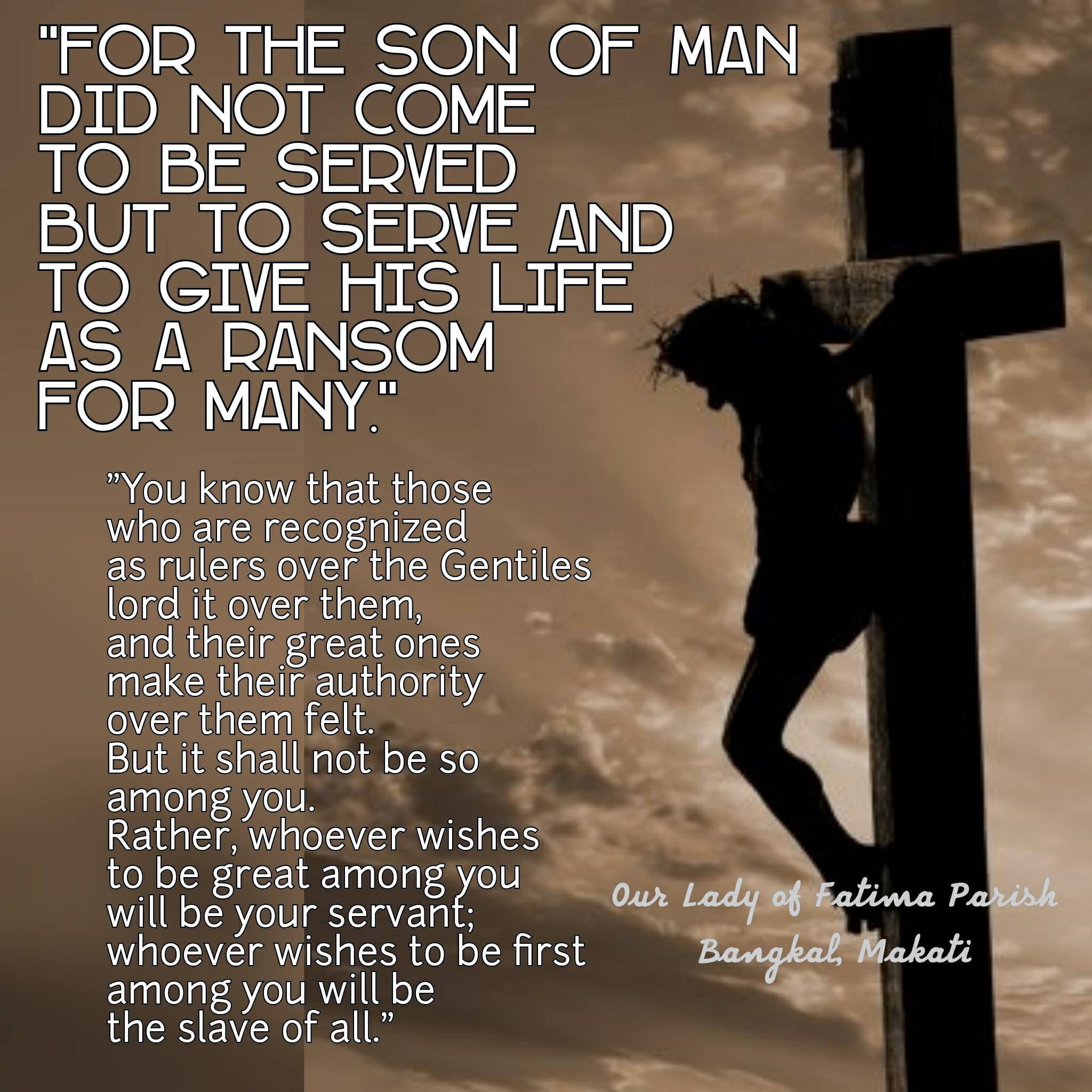 Our Lady of Fatima Parish-Bangkal, Makati - DAILY MASS READINGS May 30 ...