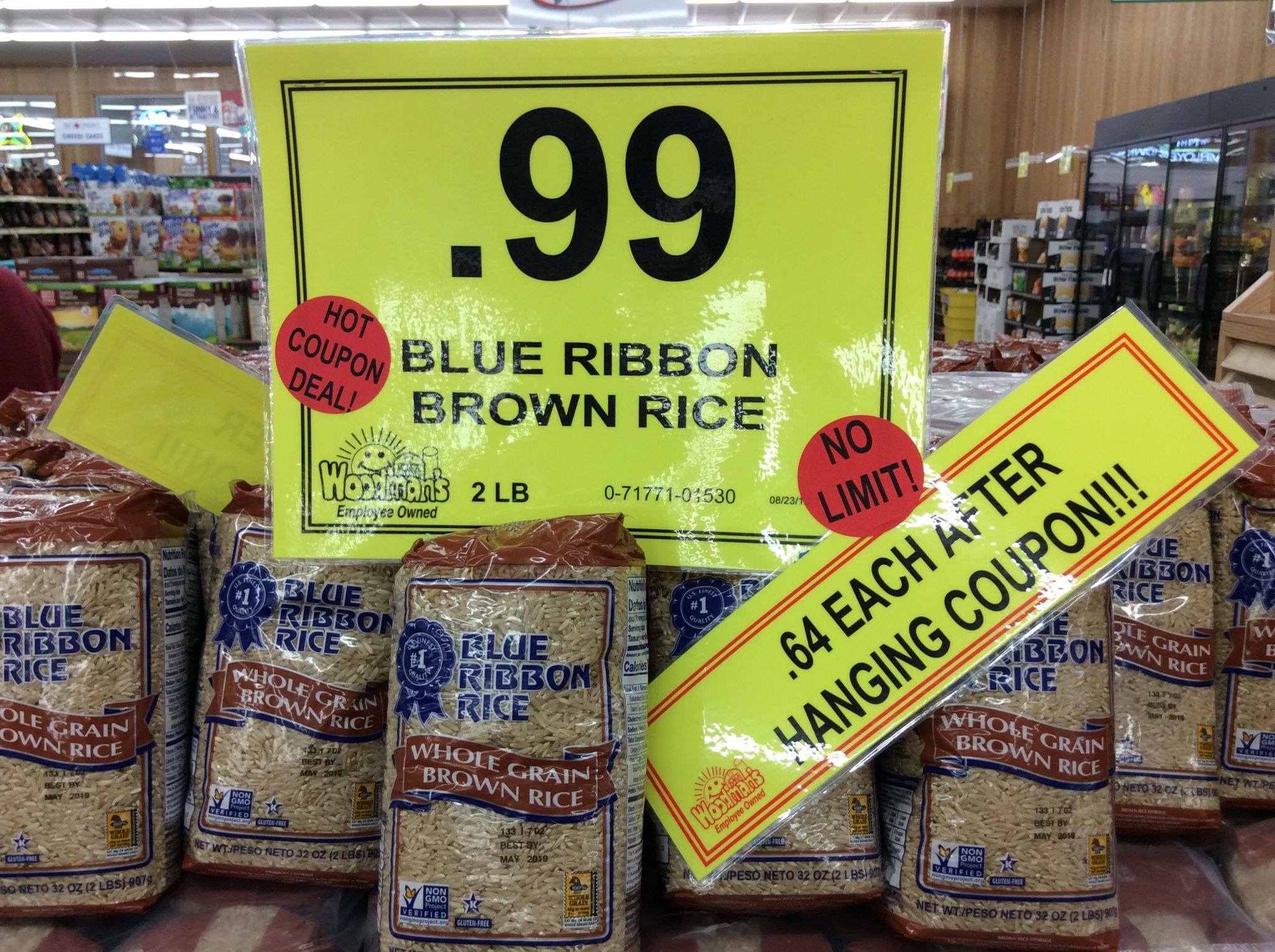 Woodman's - Altoona, WI - Get a 2lb bag of Blue Ribbon Brown Rice for ...