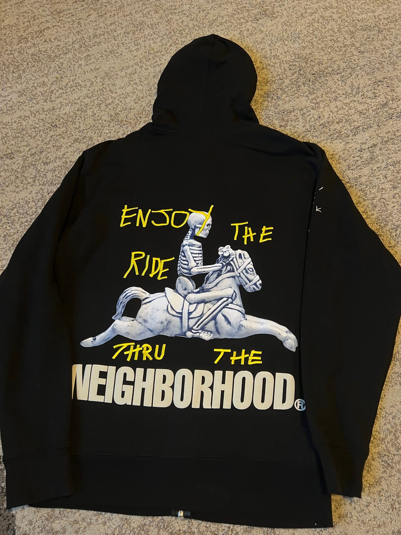 Cactus Jack x Neighborhood zip-up hoodie for sale