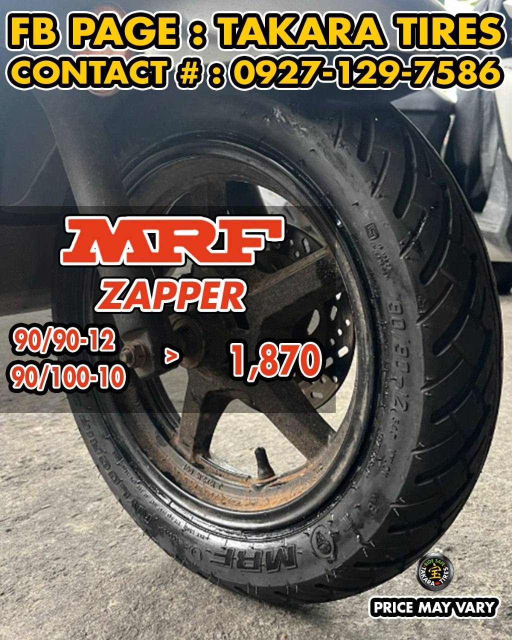 Mrf Tire Available At Takara Tires for Scooter Budgetmeal Tire