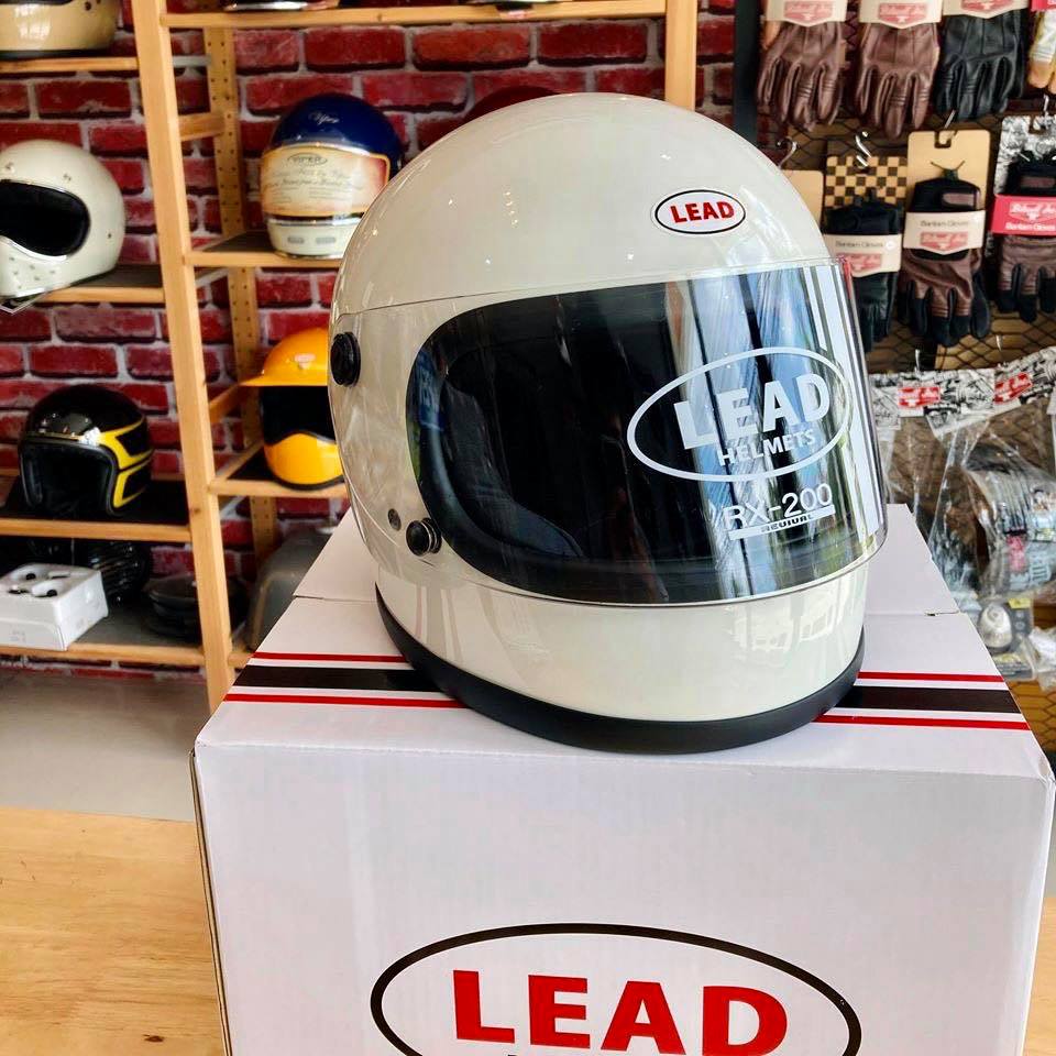 ⚡️ LEAD RX-200 HELMET ⚡️ หมวกกันน็อคเต็มใบสไตล์ย้อนยุค-จากญี่ปุ่น 🇯🇵 ...