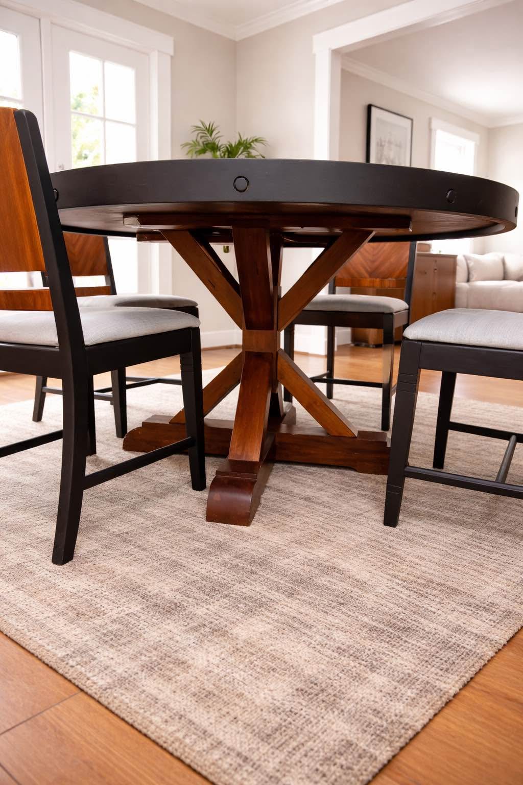 Round Dining Table with 4 Chairs OBO - Dining Tables - Ridgefield ...