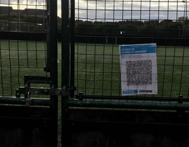 Hampton United - The new NHS QR Code posters are up at... | Facebook