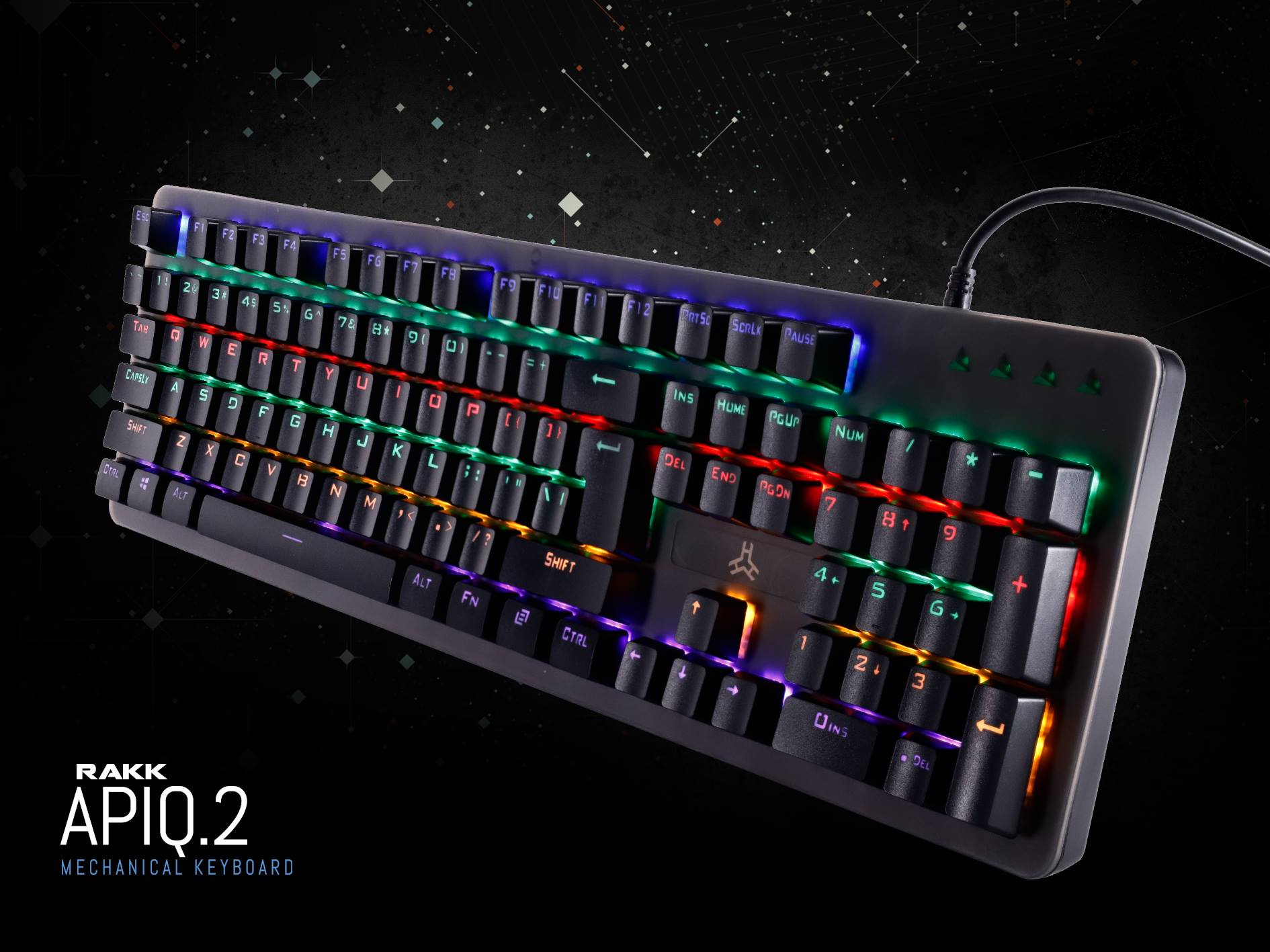RAKK Gears - Modular Mechanical Keyboard with anti-spill silicon cover ...