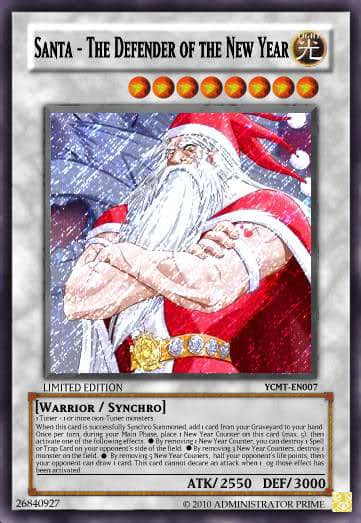 christmas yugioh cards Yu-Gi-Oh! - Clear Kuriboh - AC19-EN004 - Super Rare - 1st Edition Christmas Jumper Top Ten Yu-Gi-Oh Christmas Cards