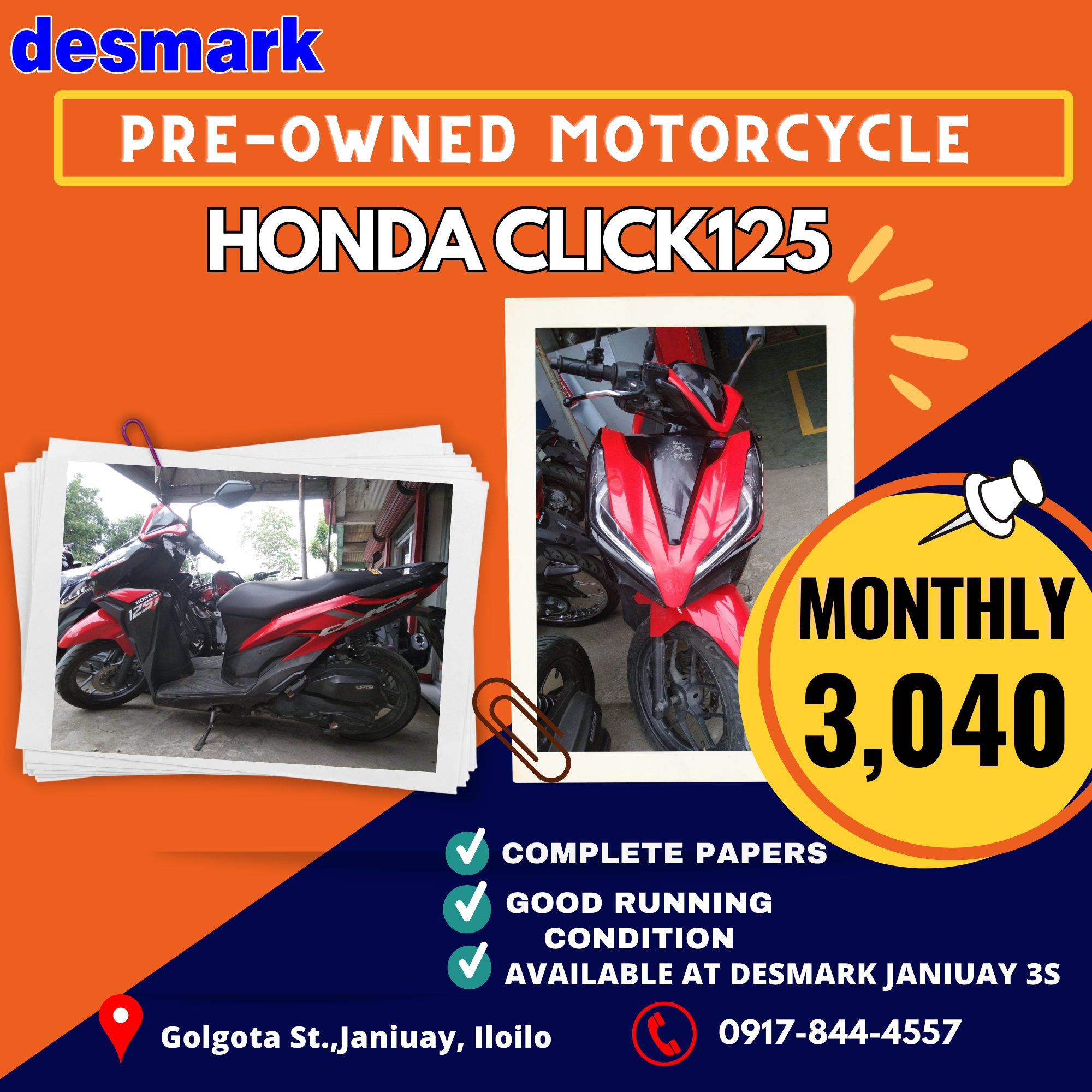 Desmark Pre-owned Motorcycle