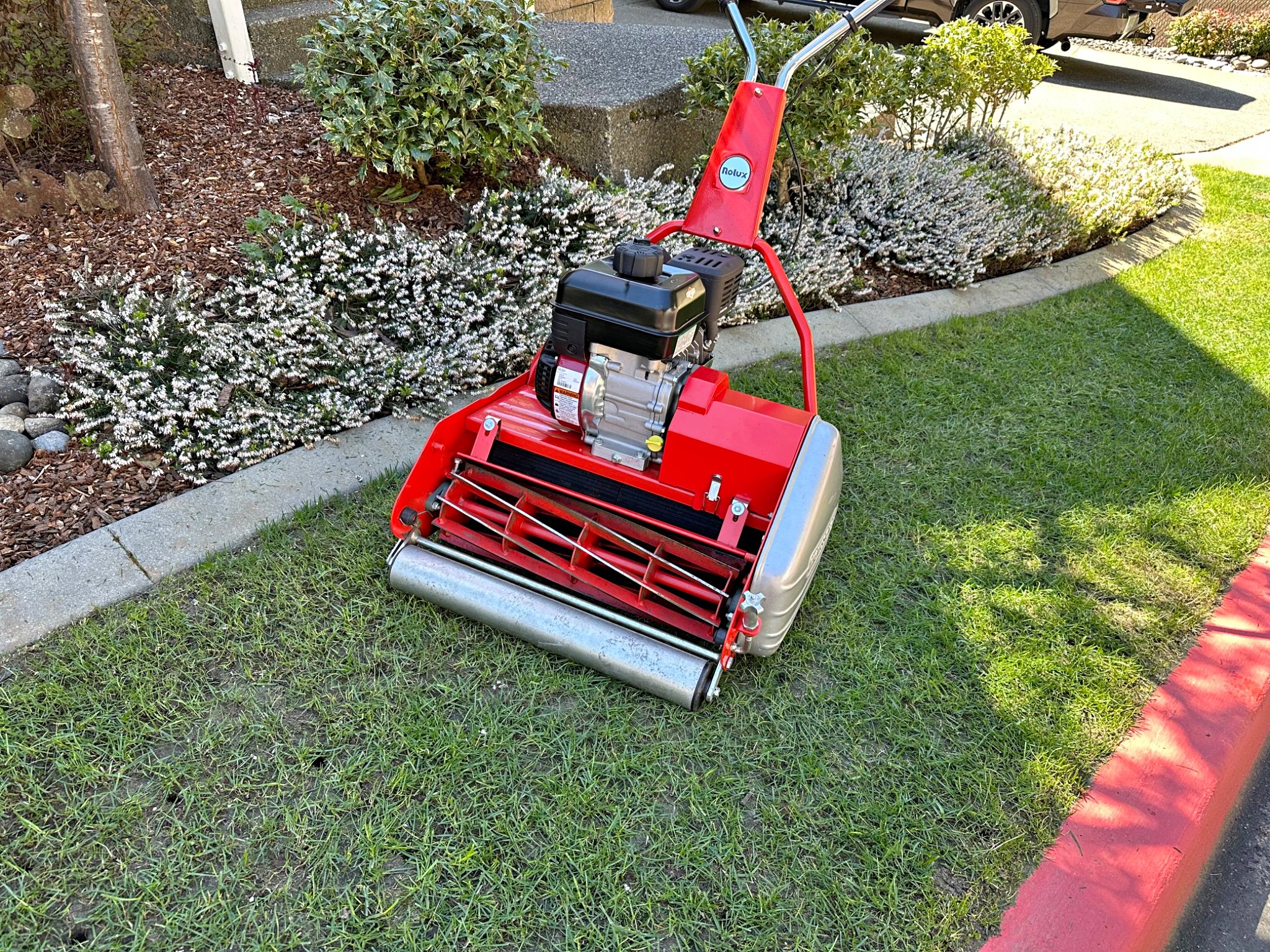 Rolux 20” Reel mower - 9 blade, wide roller - Lawn Mowers - Gig Harbor ...