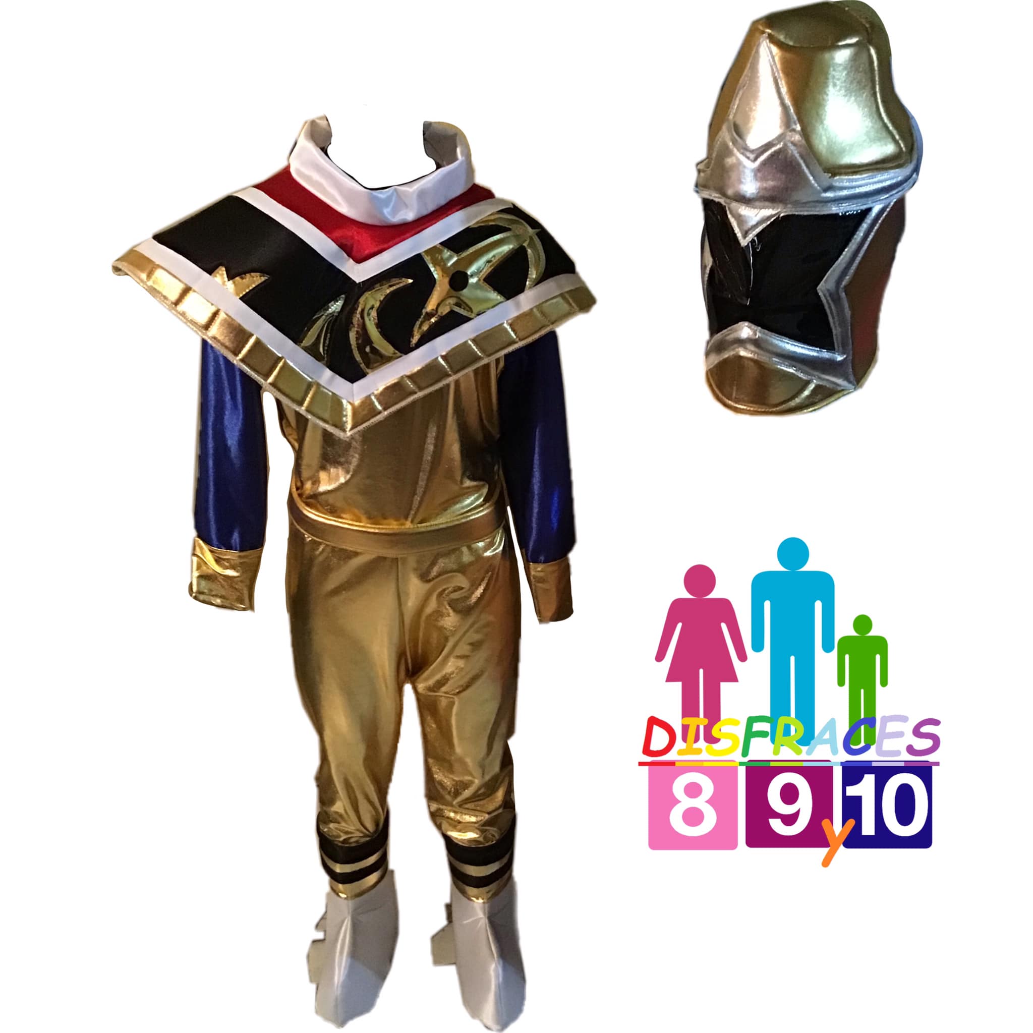Disfraz de Power Rangers Ninja Steel... - Disfraces 8,9 y 10