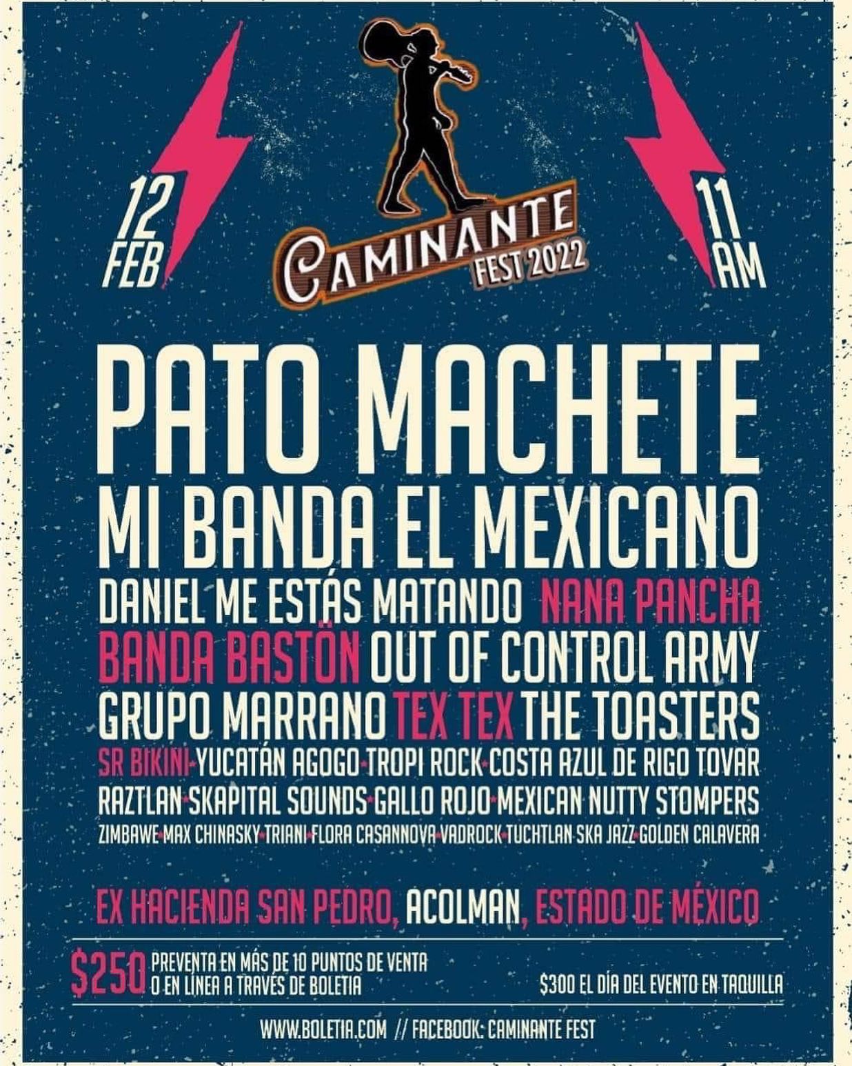 El Caminante Fest revela su cartel,... - Festivales México