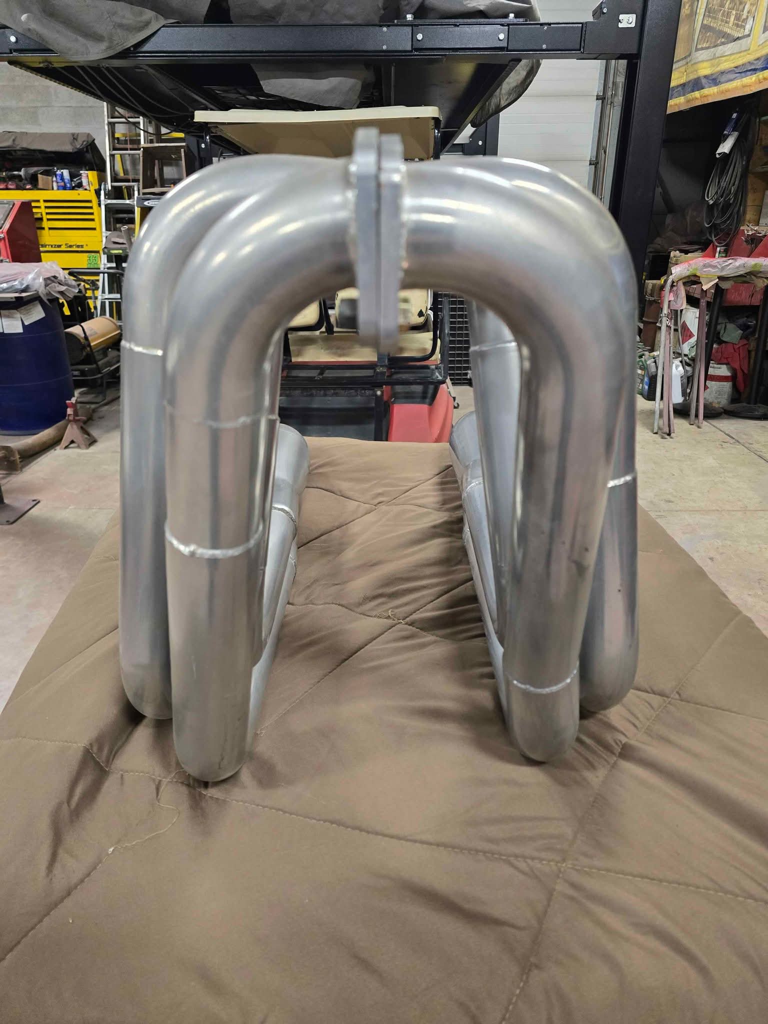 SBC chassis car big tube headers