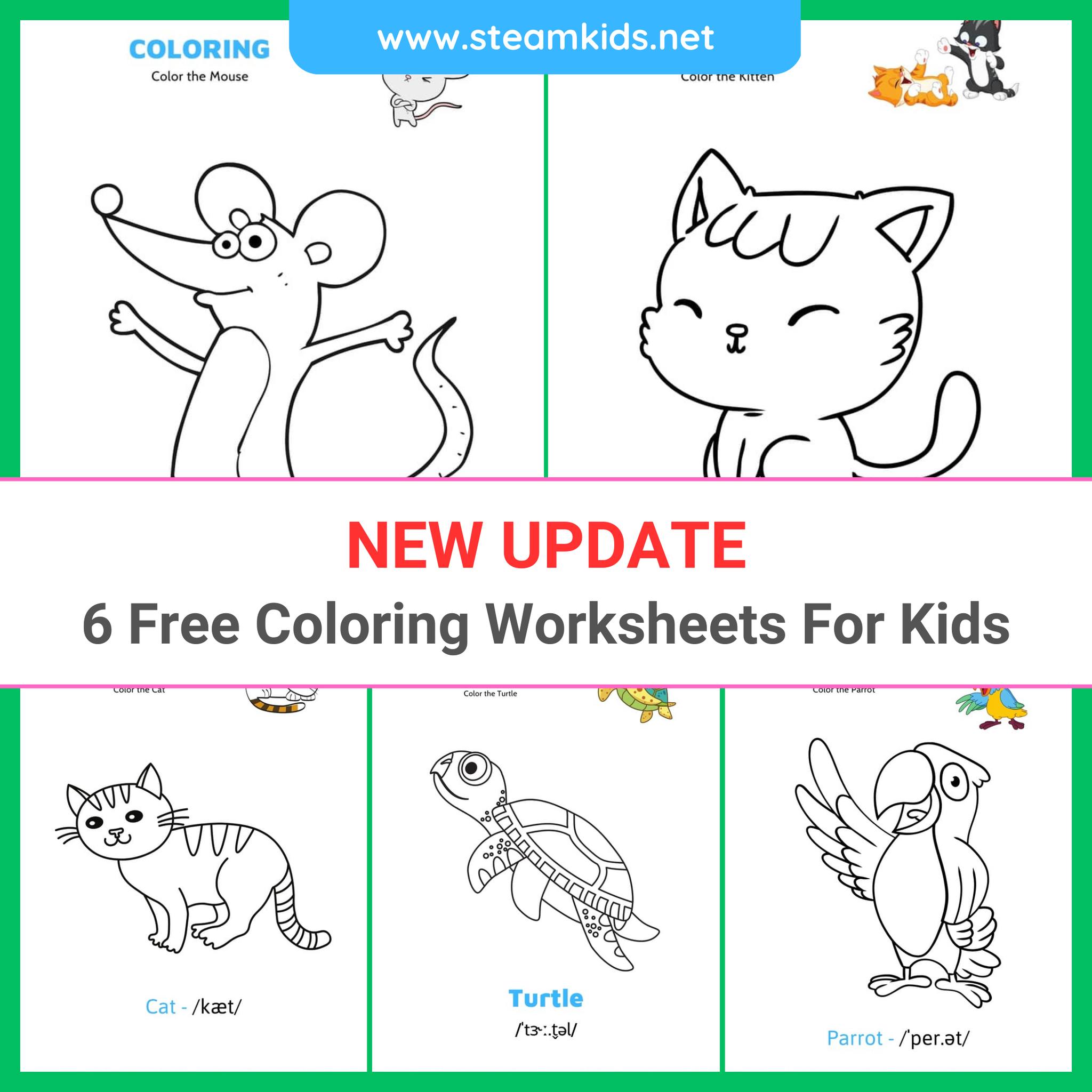 SteamKids.net - The Best Free Worksheets For Kids