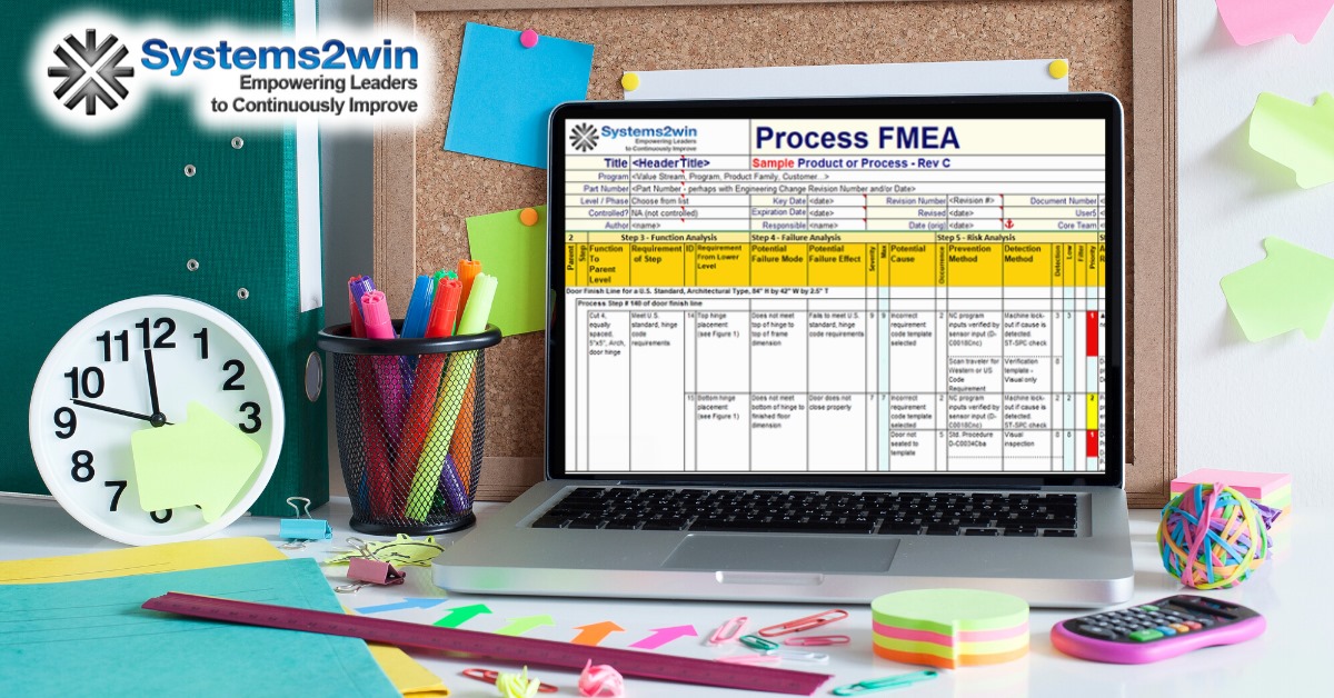 Systems2win - Learn more about each of the #FMEA templates...