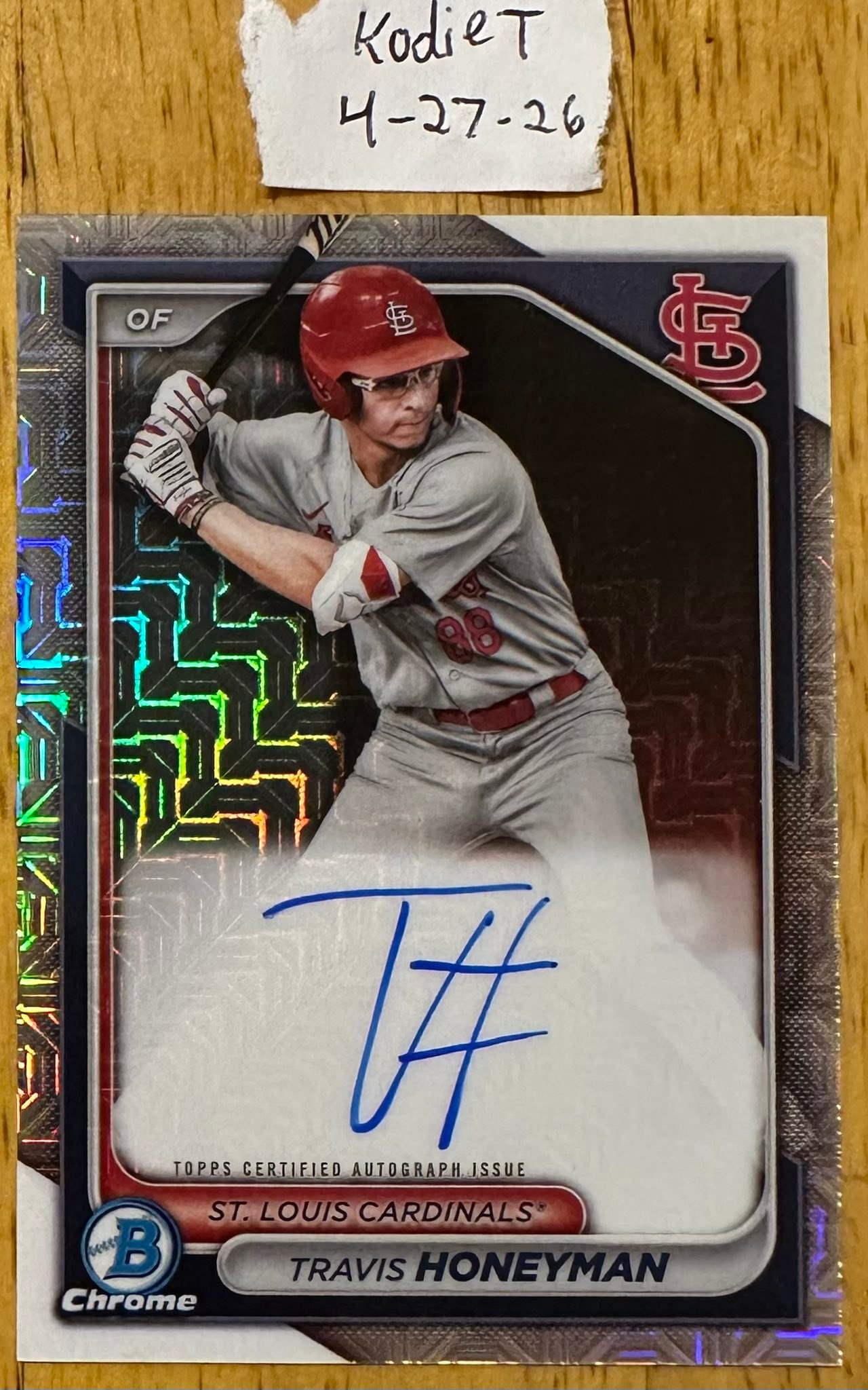 CLOSED!!!! ?⚾ CARDINALS MORNING AUCTION ⚾?? Masyn Winn Silver 