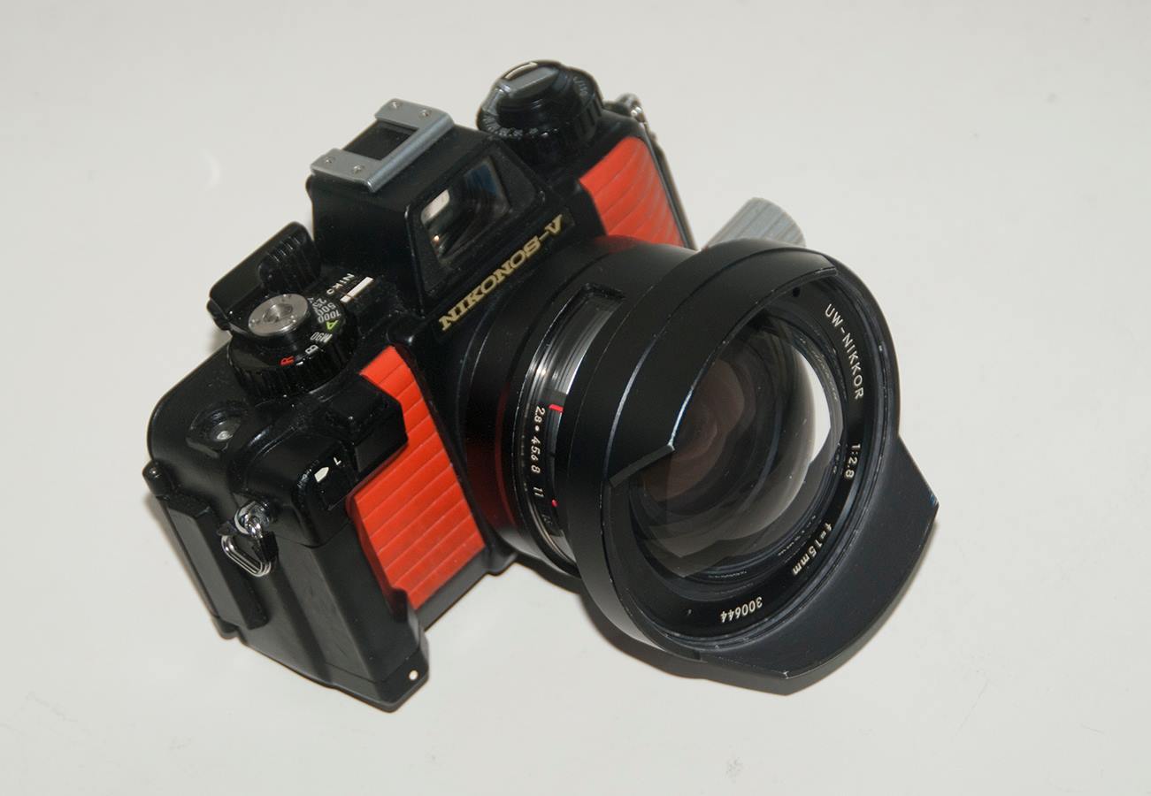 Nikonos V with 15mm f/2.8n UW-Nikkor lens