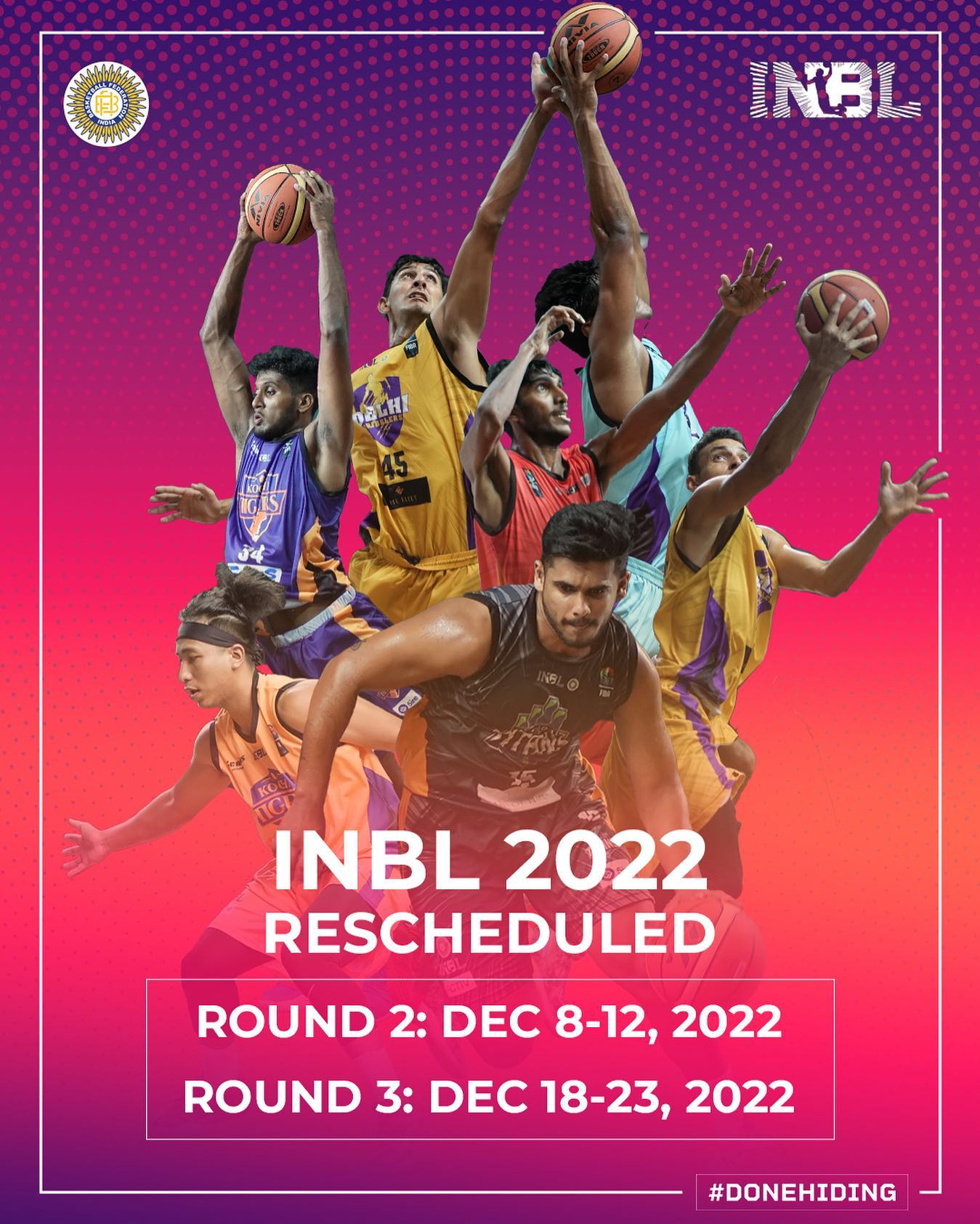 INBL - Here are the rescheduled dates for round 2 and...