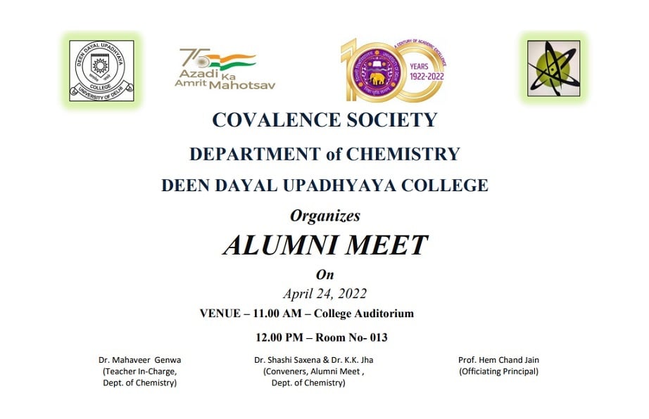 DDUC Chemistry Alumni | Delhi