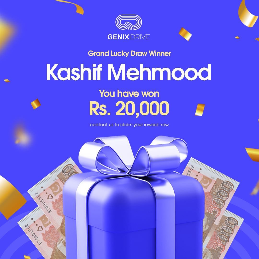 AiGenix - The wait is over! 🎁🤩 Kashif Mehmood is the lucky winner of ...