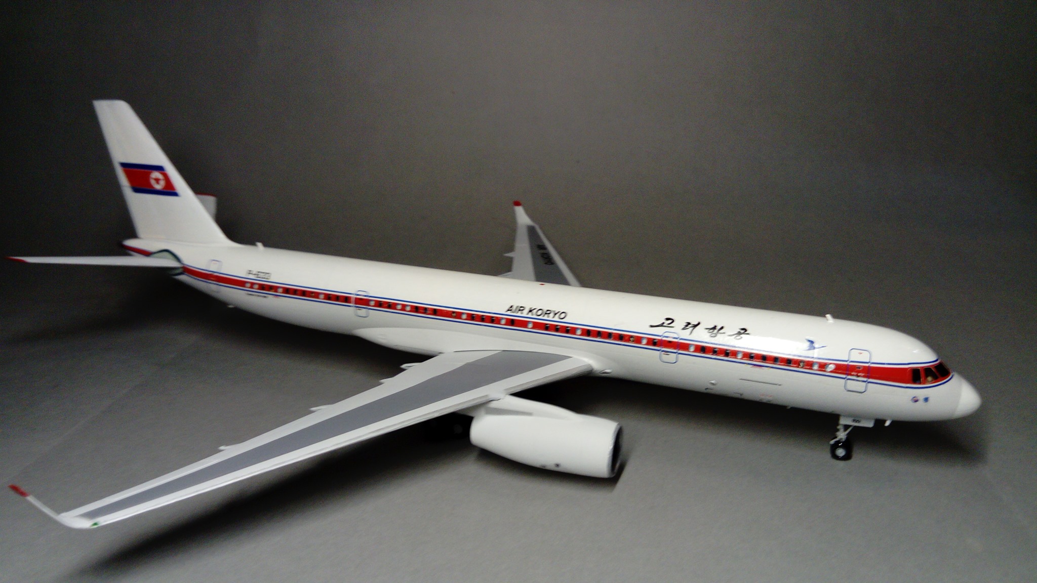 ZVEZDA 1/144 TU-204 finished with our Air Koryo decal set, this