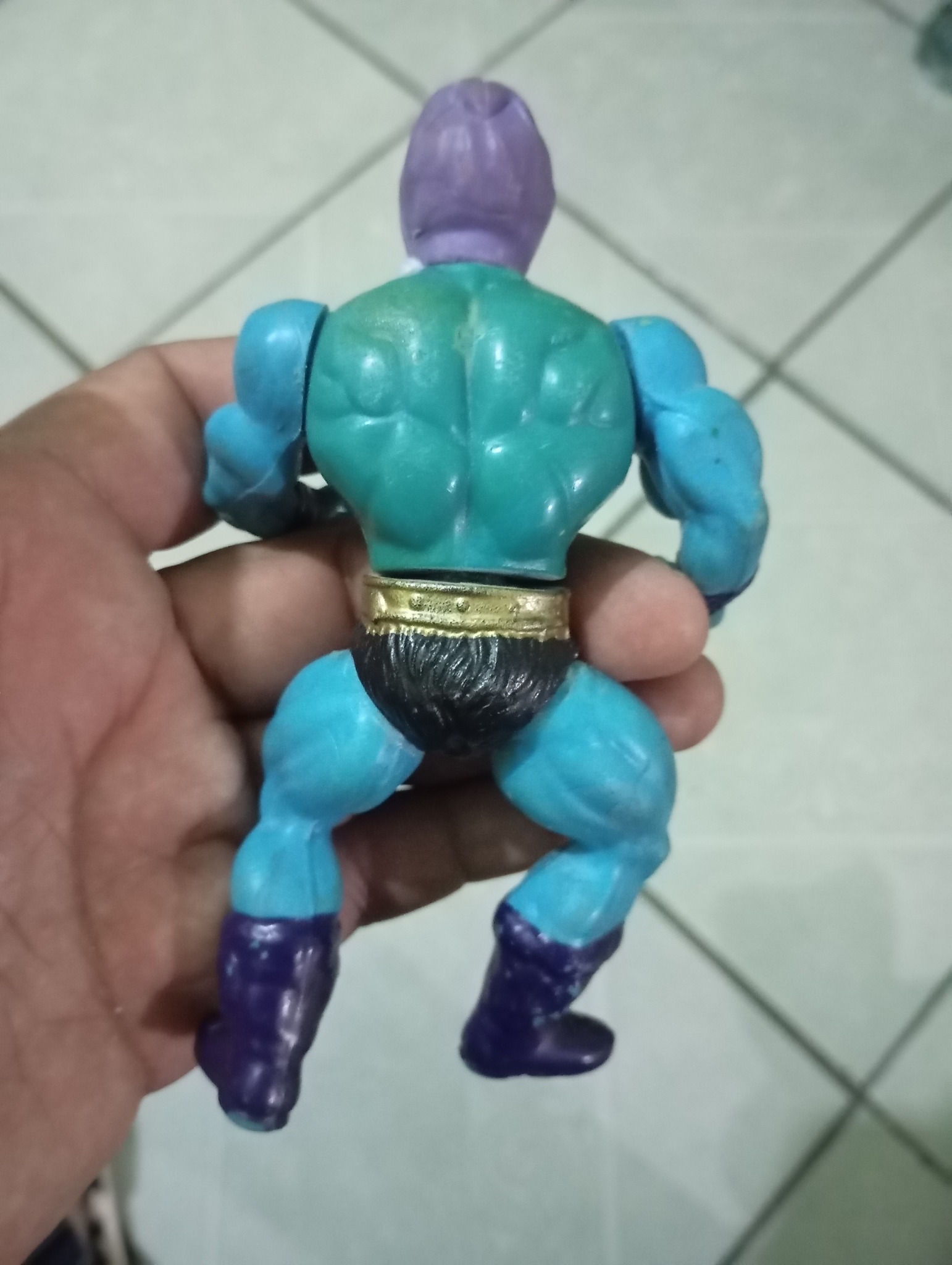 Figurine Bootleg Galaxy Heroes / Muscle Warriors (style MOTU) - Année 1985, Occasion En Bon état