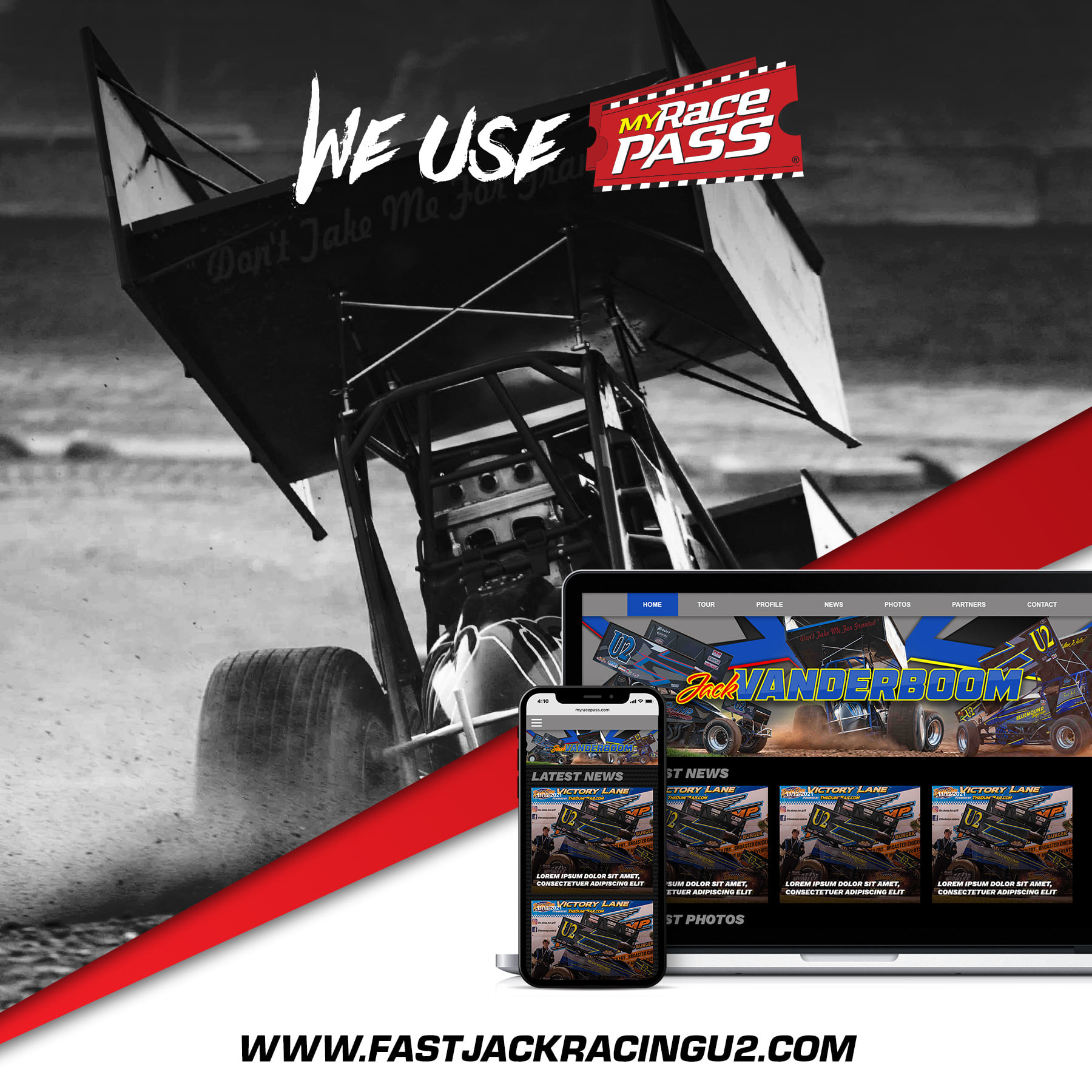 Our new My Race Pass Website is LIVE!!!... - Fast Jack Racing | Facebook