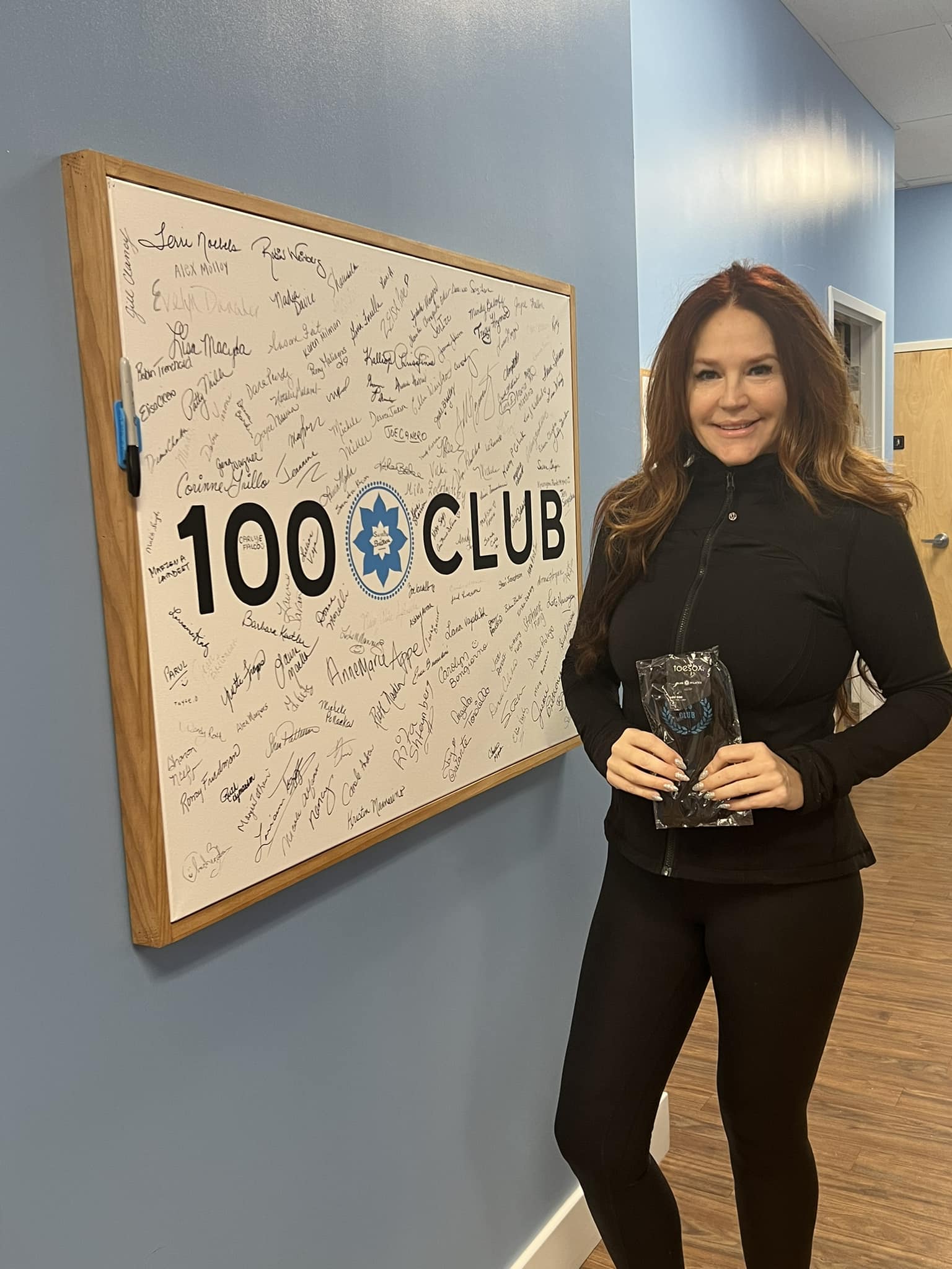 Club Pilates - Welcome to the 100 Club to Vicki S. Strong...