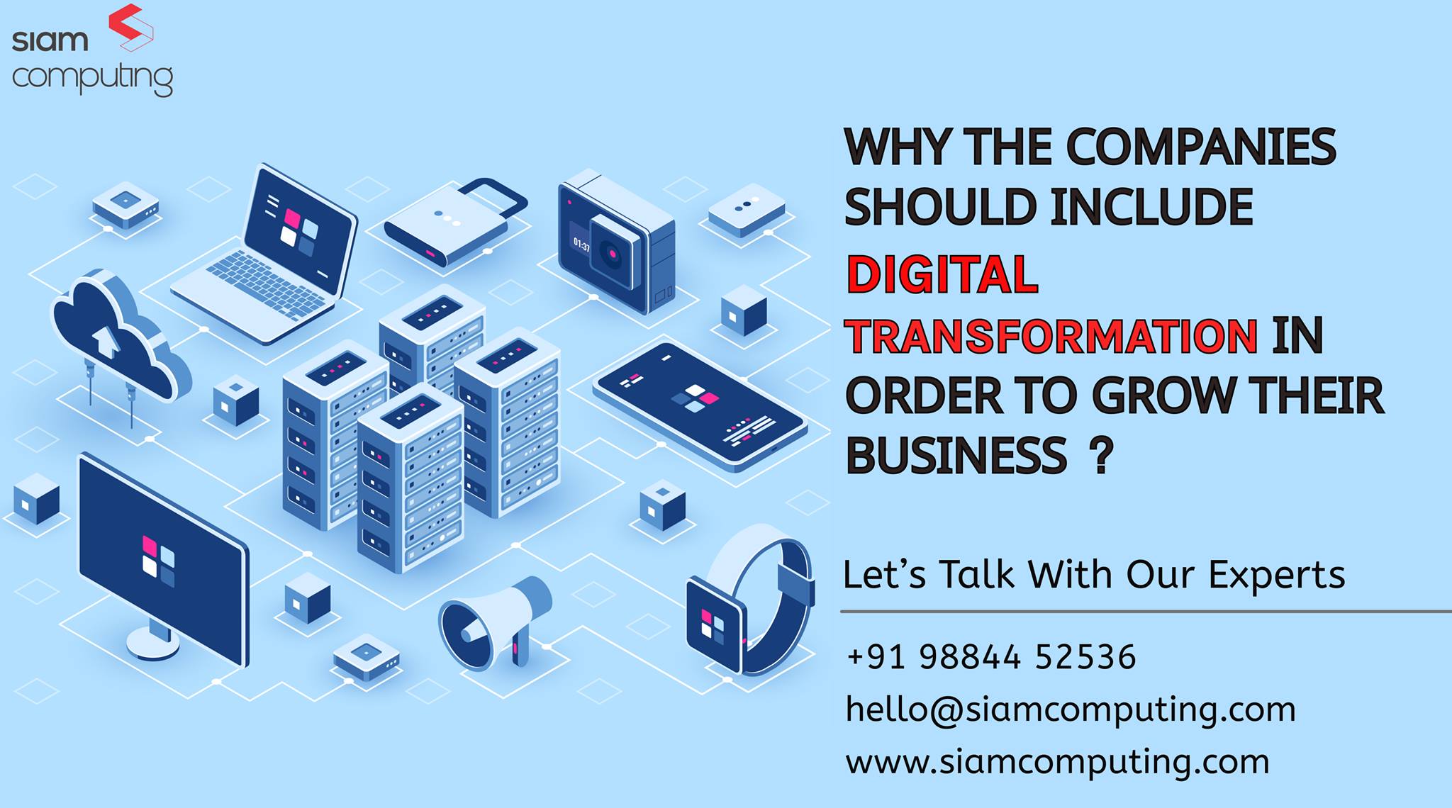 Siam Computing - Digital transformation is the process of... | Facebook