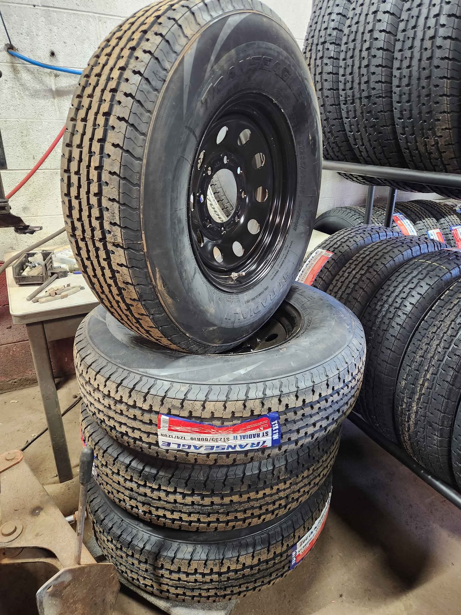 Trailer Tires and Wheels ! 205 75 R15 225 75 R15 235 80 R16 and more ...