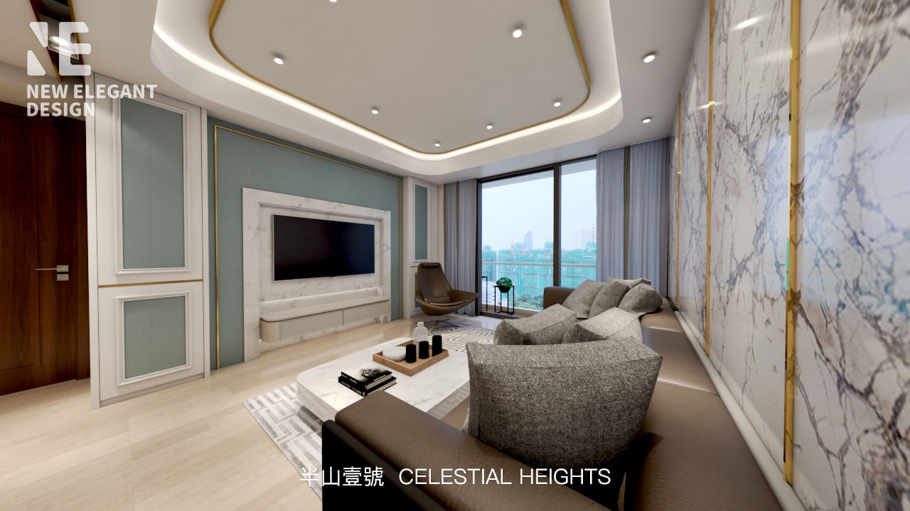 藝創室內設計有限公司 - #半山壹號 Celestial Heights 全屋設計3D效果圖 - 留言"PM"...