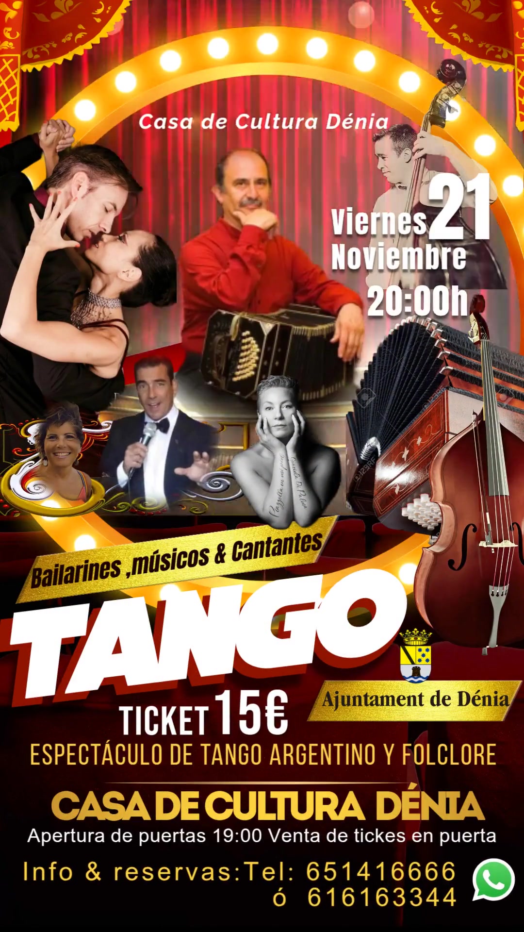 Espectáculo de Tango Argentino