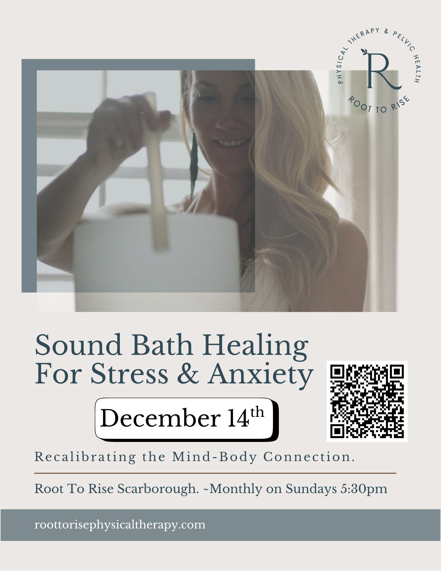 Sound Bath Healing For Stress & Anxiety at Root To Rise