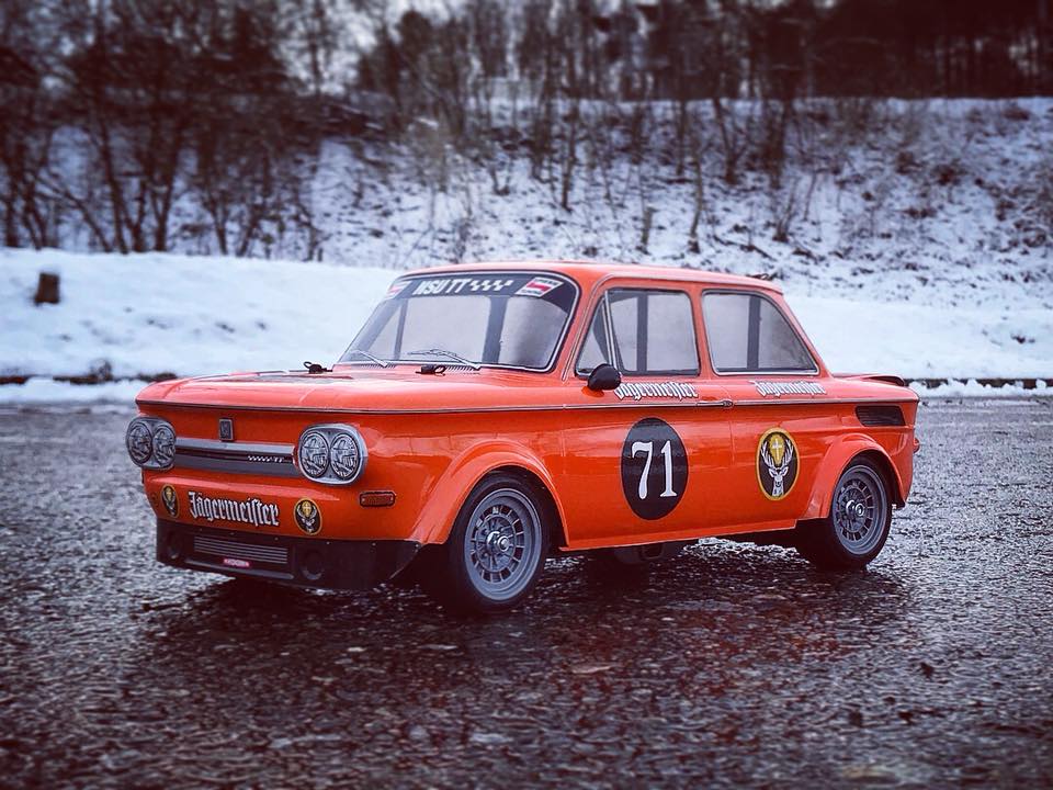 Tamiya NSU TT Jägermeister finished! M-05 Chassis. Carson Tamiya