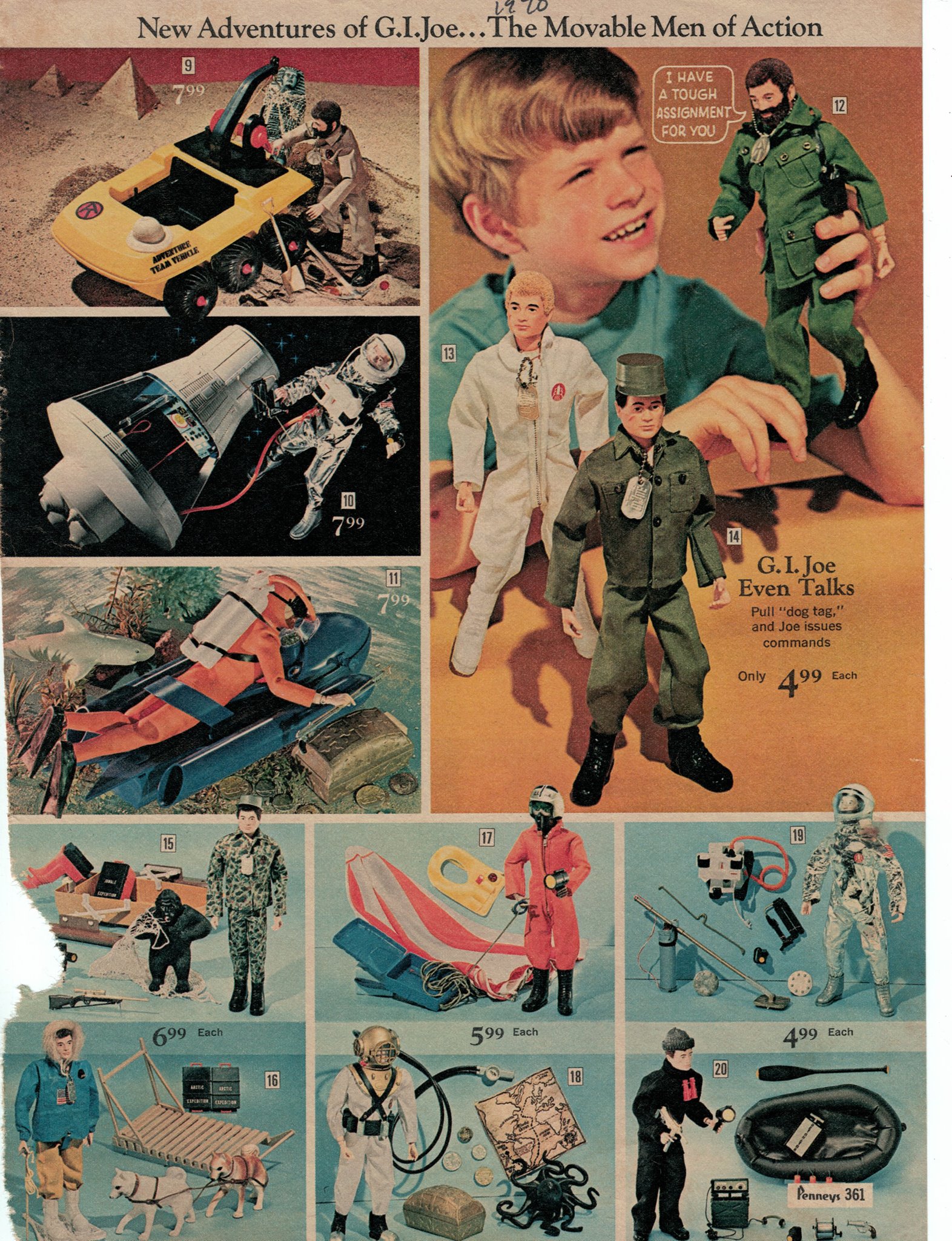 1990 JCPenney Catalog (pgs. 492-493) - Super Heroes - G.I. Joe