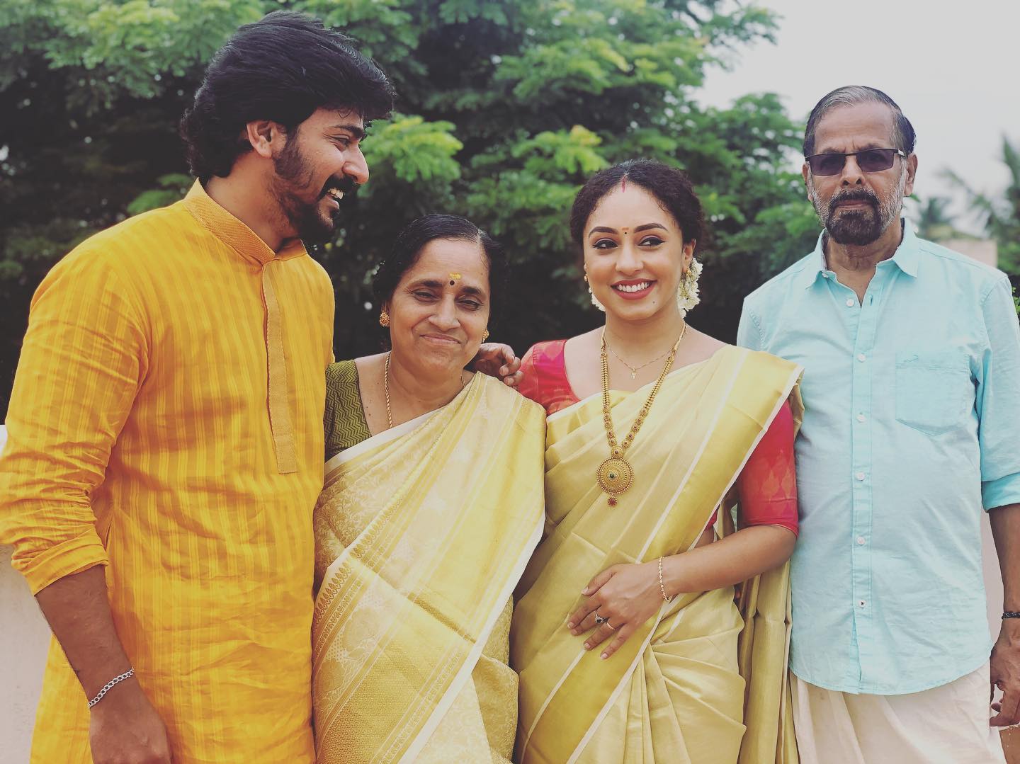 Pearle Maaney - Our Simple Onam. First Onam after marriage...